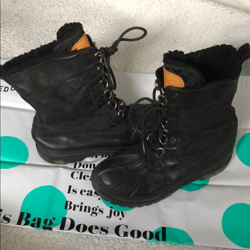 Coach winter boots